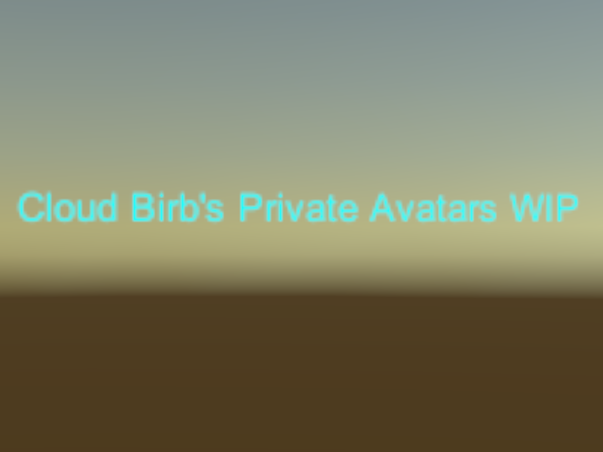 Cloud's Private Avatars