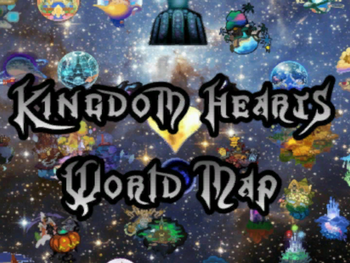 Kingdom Hearts World Map