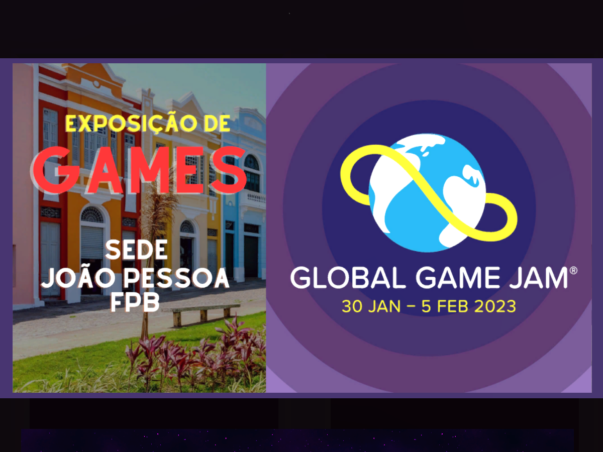 Exposição de games no metaverso da sede da Global Game Jam 2023 em João Pessoa - PB