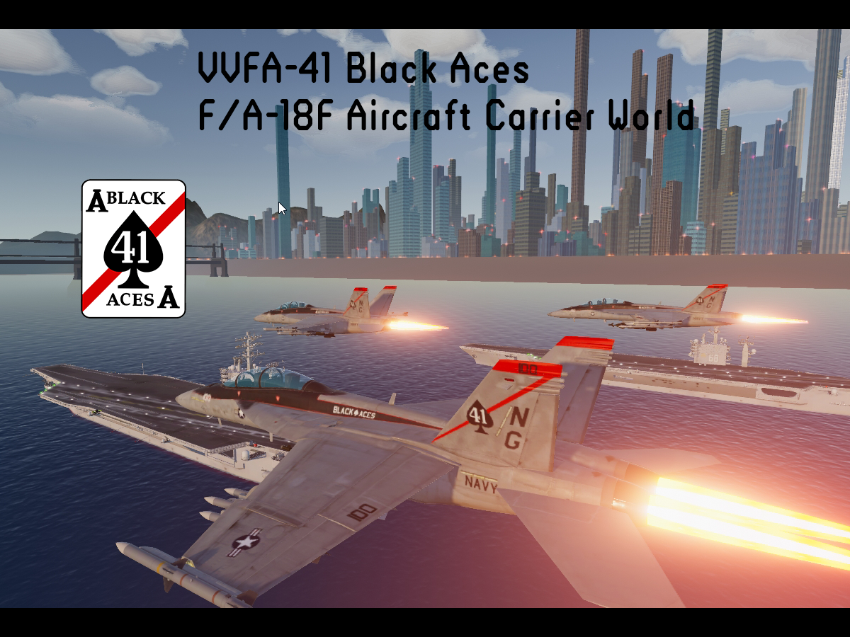 Black Aces Aircraft Carrier Jets˸ F⁄A-18F （SF1․4）