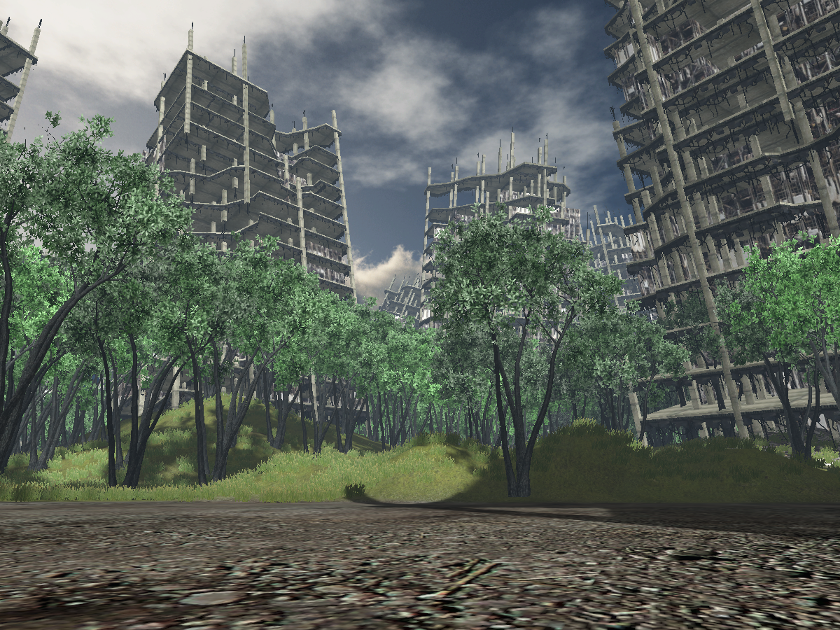 （v1․3） Destroyed City Animation