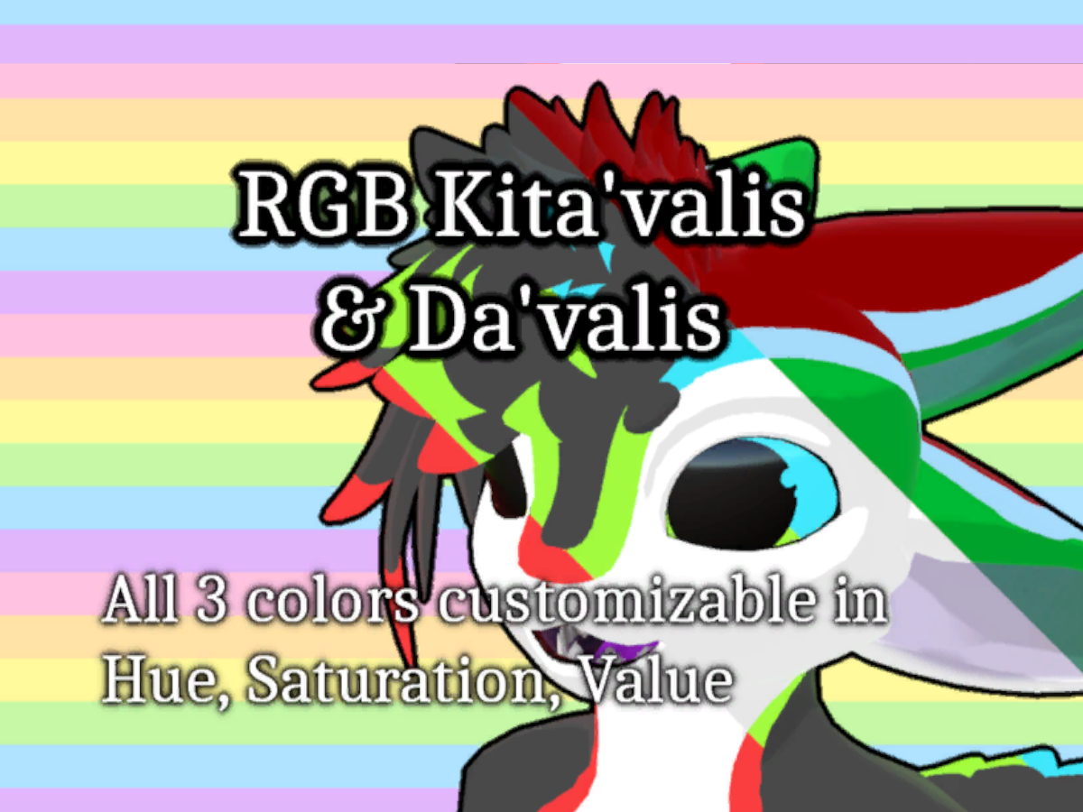 RGB Kita'vali and Da'vali avatar world
