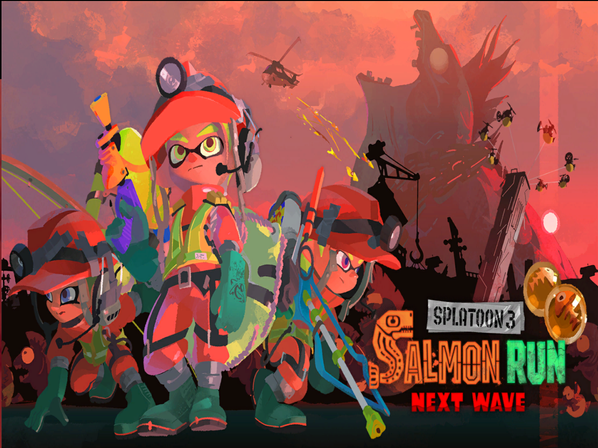 Salmon run avatar world（splatoon 3）