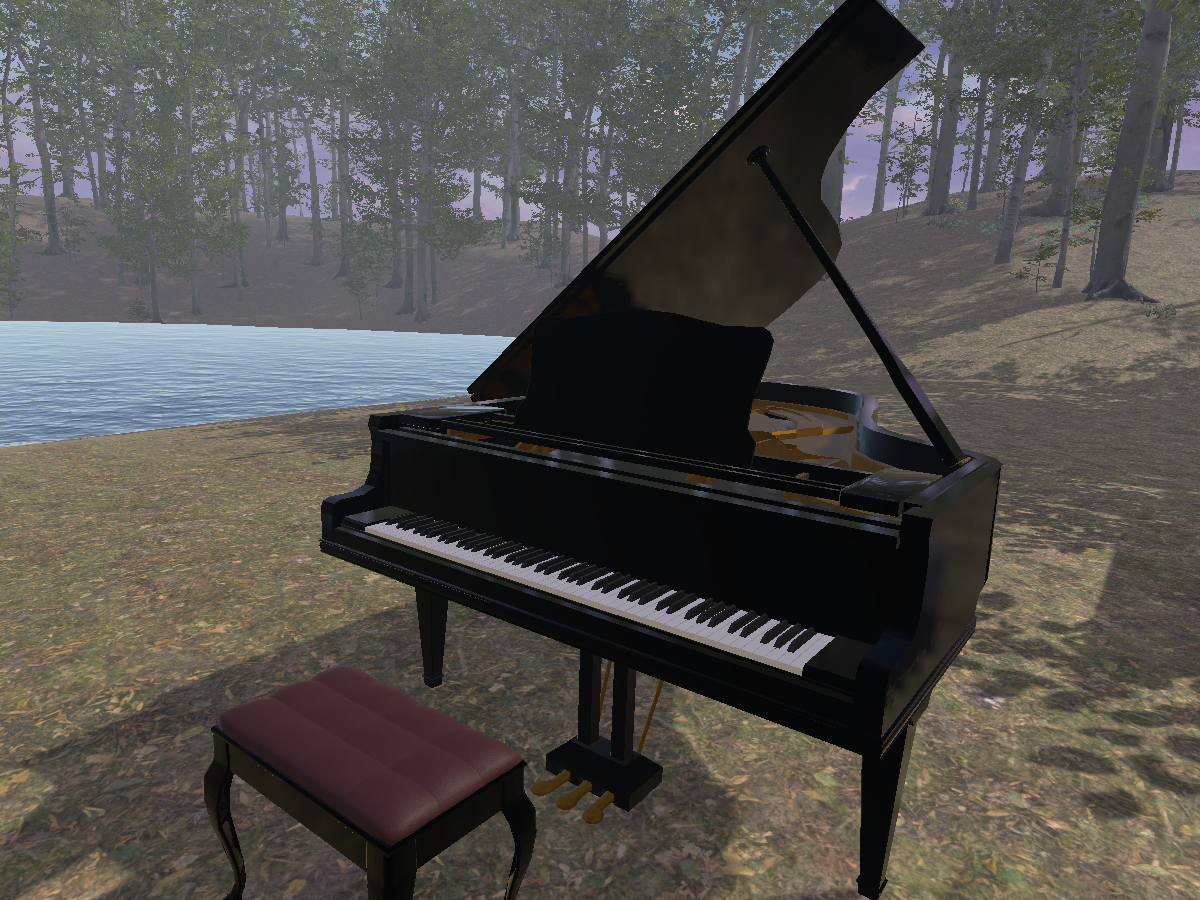 Piano in the forest