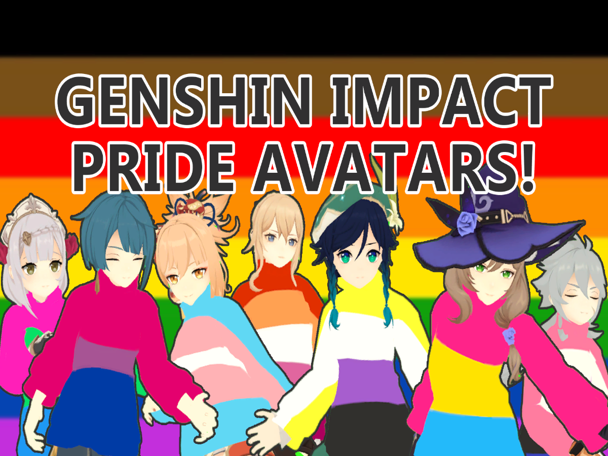 Genshin Impact Pride Avatars