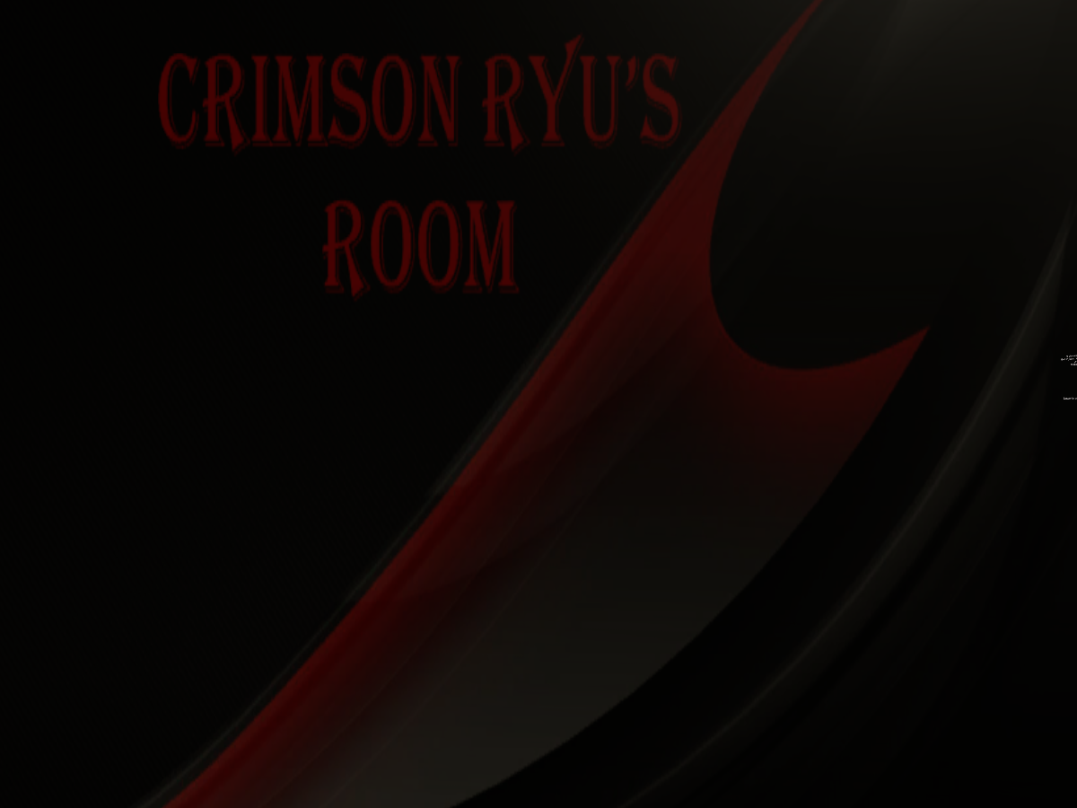 Crimson Ryu's relax room