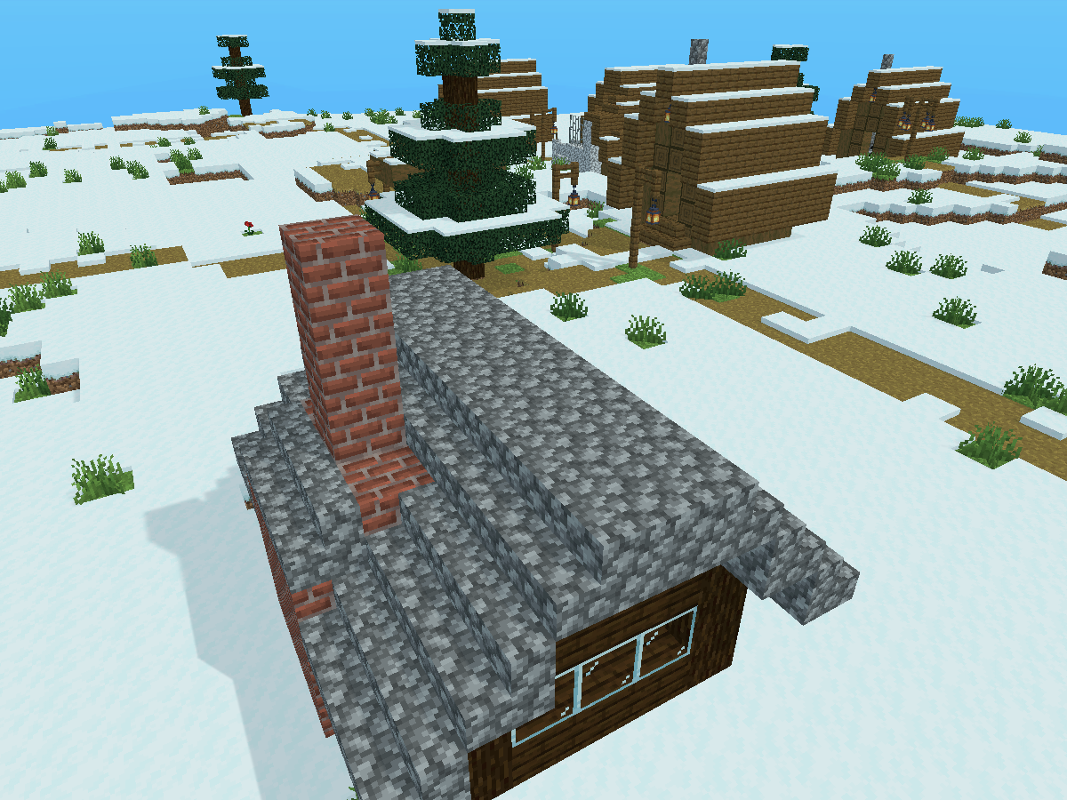 Minecraft Winter Village Udon