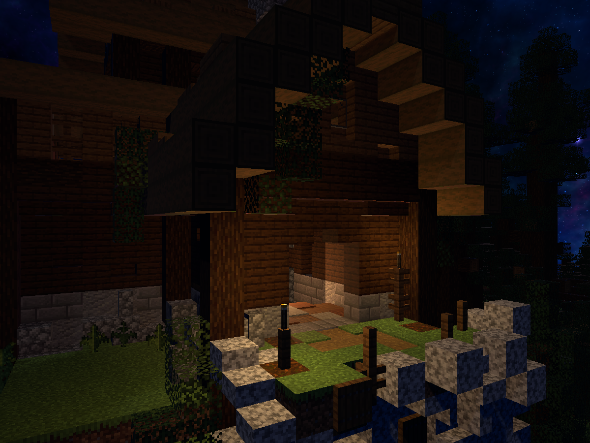 Minecraft night house