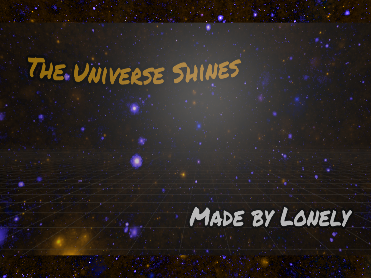 The universe shines