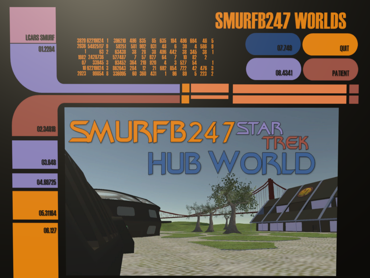 Smurfs Star Trek Hub