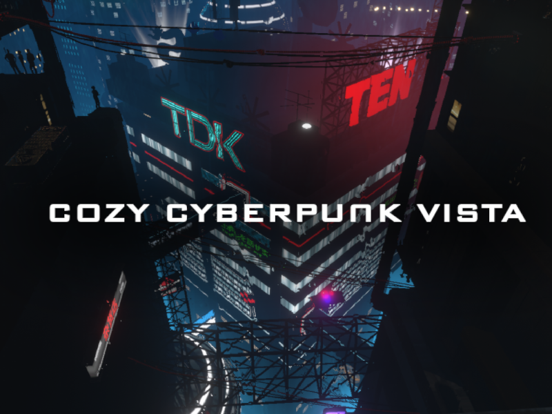 Cozy Cyberpunk Vista
