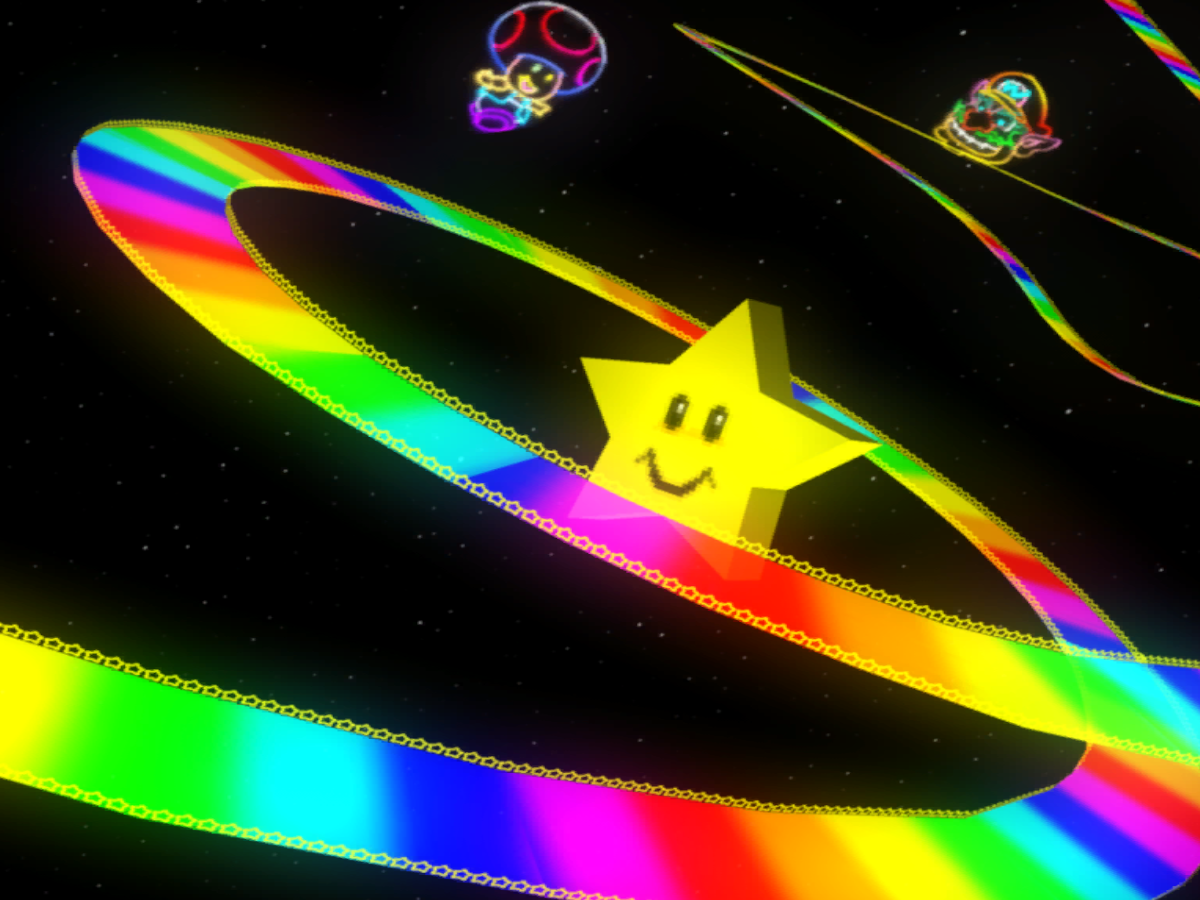 Rainbow Road - Mario Kart 64 | Worlds on VRChat(Beta)