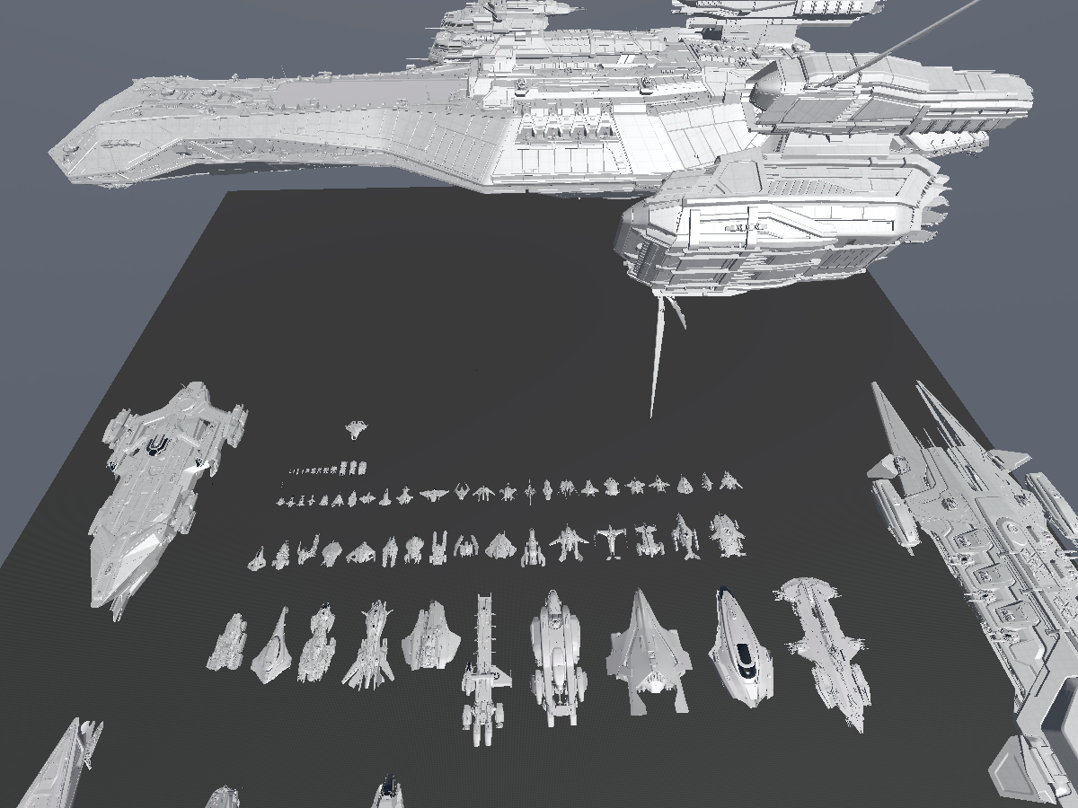 Star Citizen Ship Scale Comparison