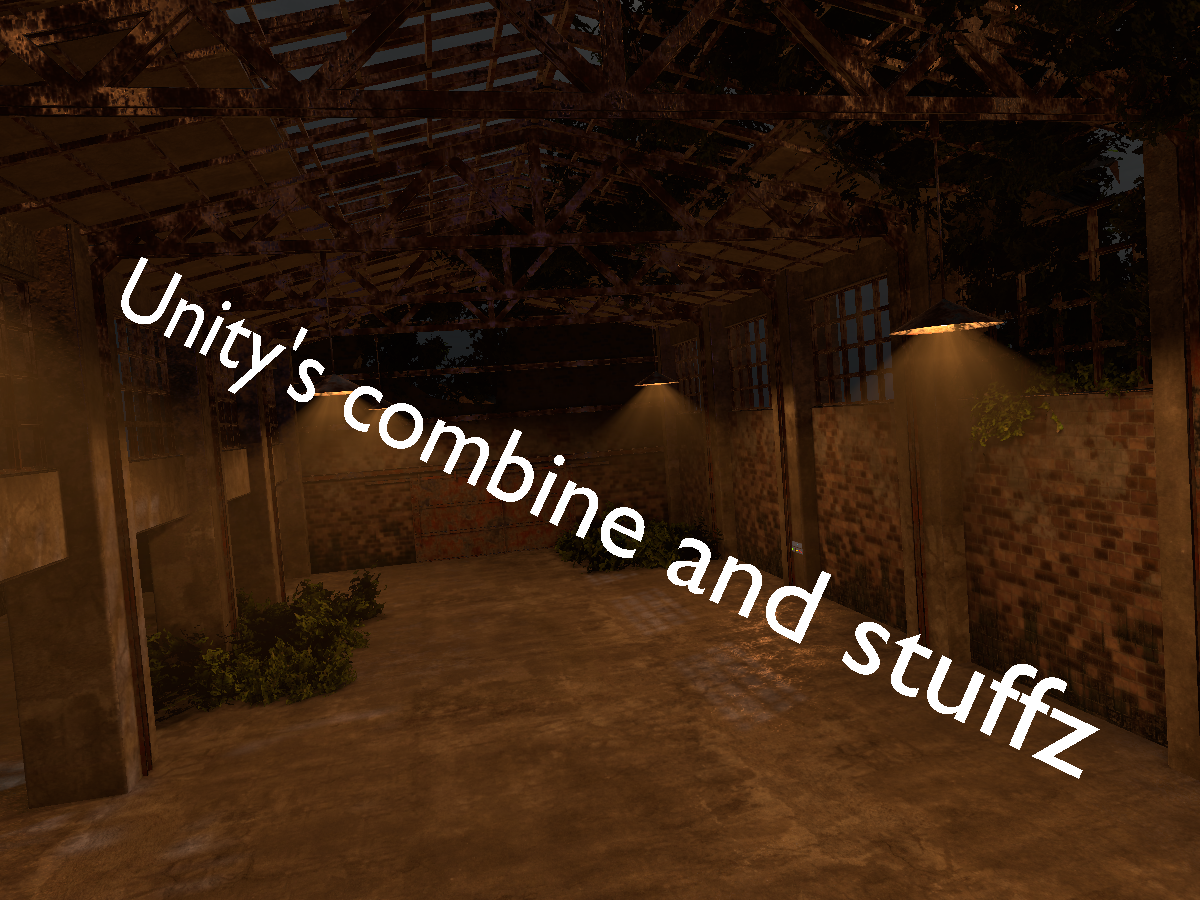 Unity's combine and stuffz （avatar world）
