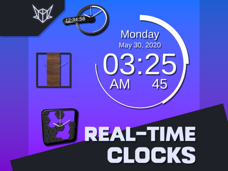 Clockwork˸ Real-time Clocks ｜ VRChat Prefab