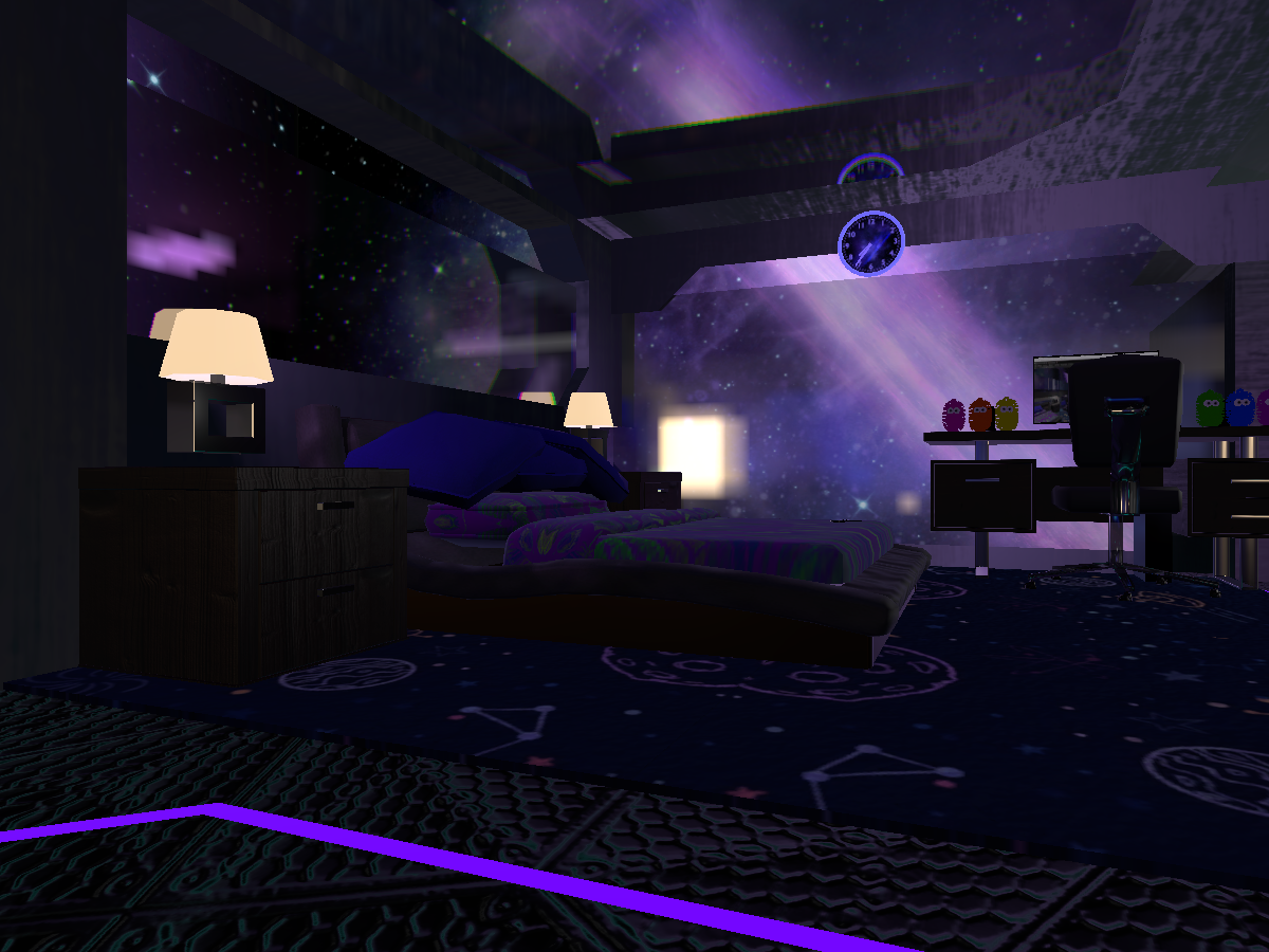 Purple Galaxy Home World