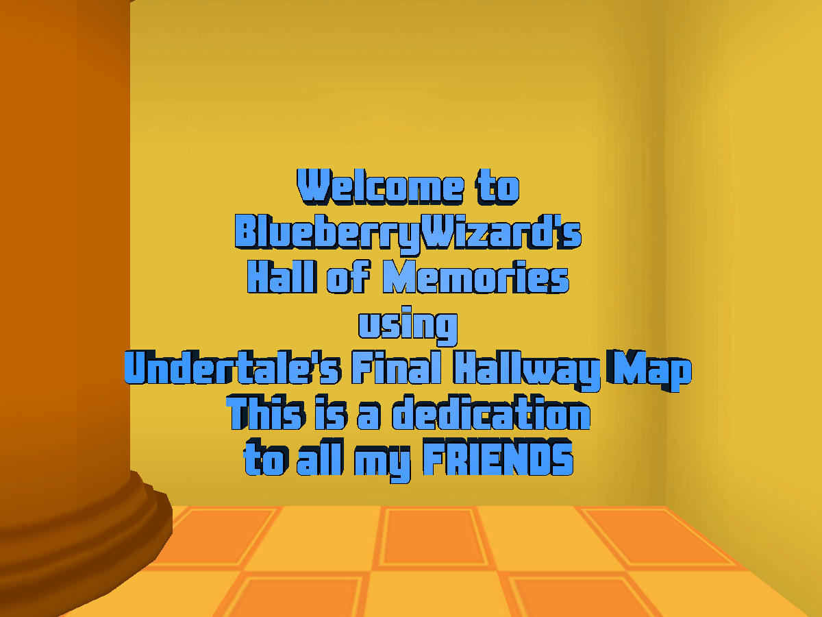 Blueberry's Hallway of Memories
