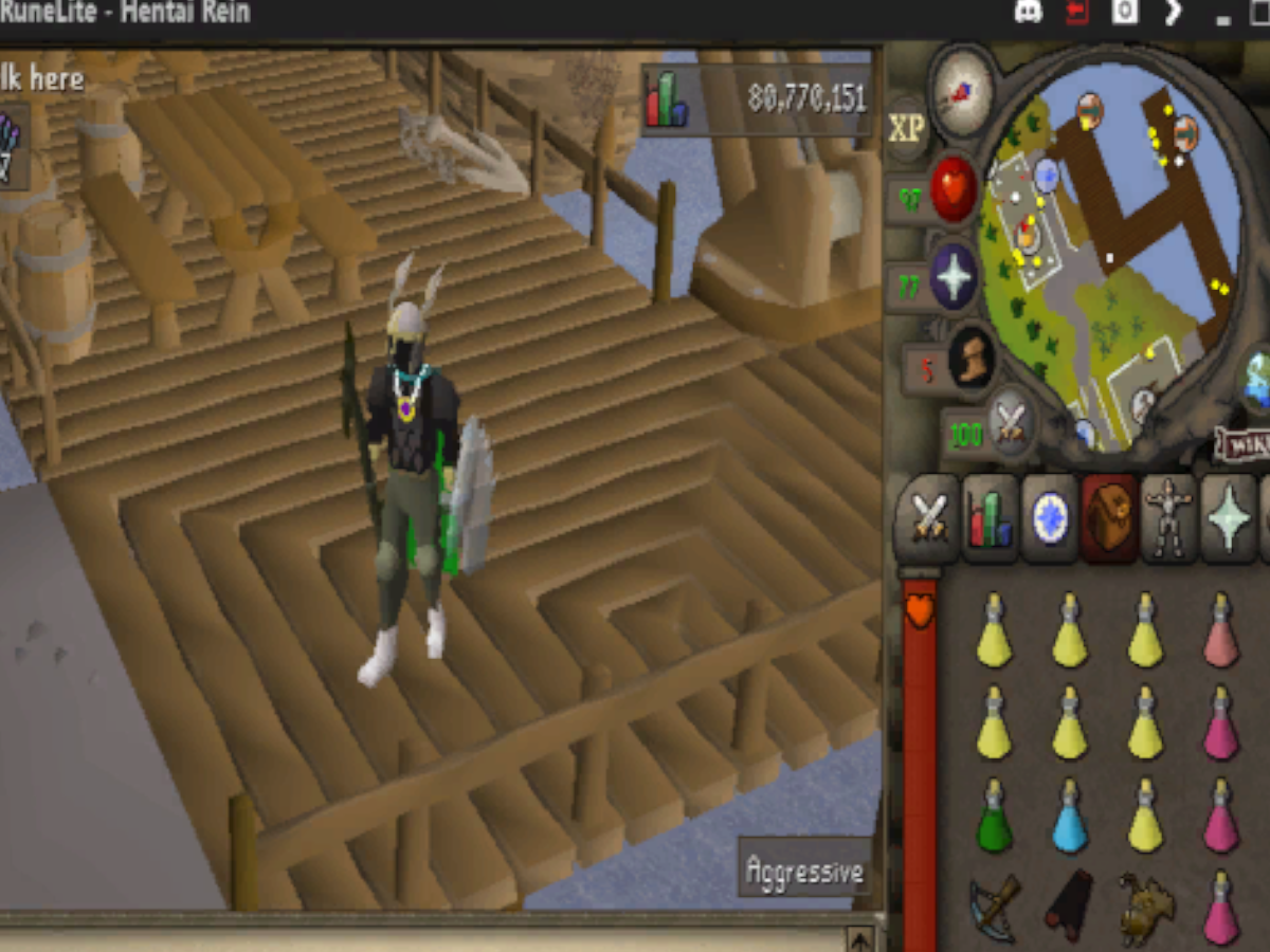 playing runescape in 2008 while your parents are arguing in the kitchen