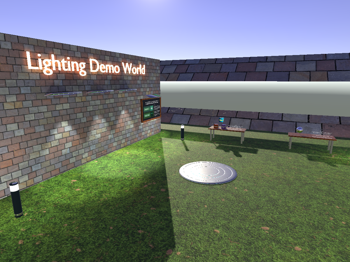 VRC Lighting Demo World