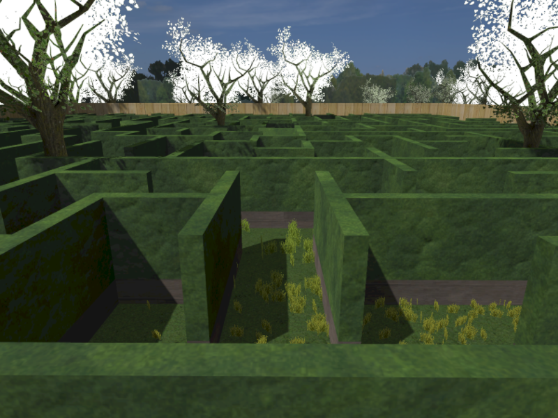 Simple Hedge Maze