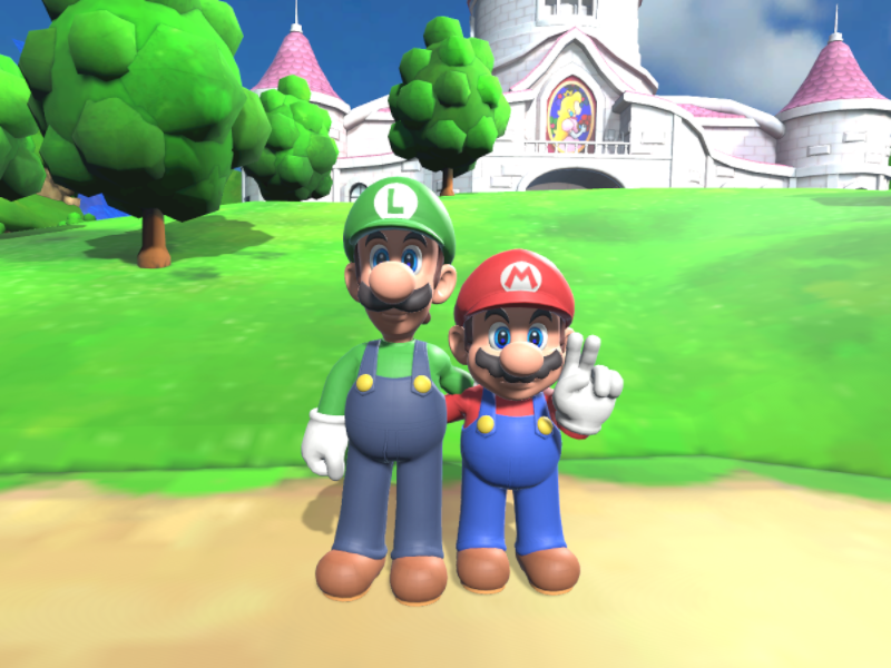 HQ Mario 64 Mushroom Kingdom Hangout