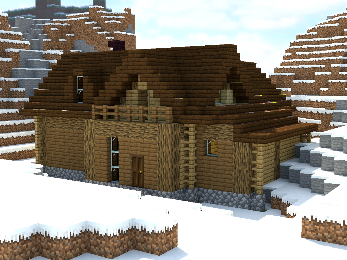 Chalet in the mountain Minecraft