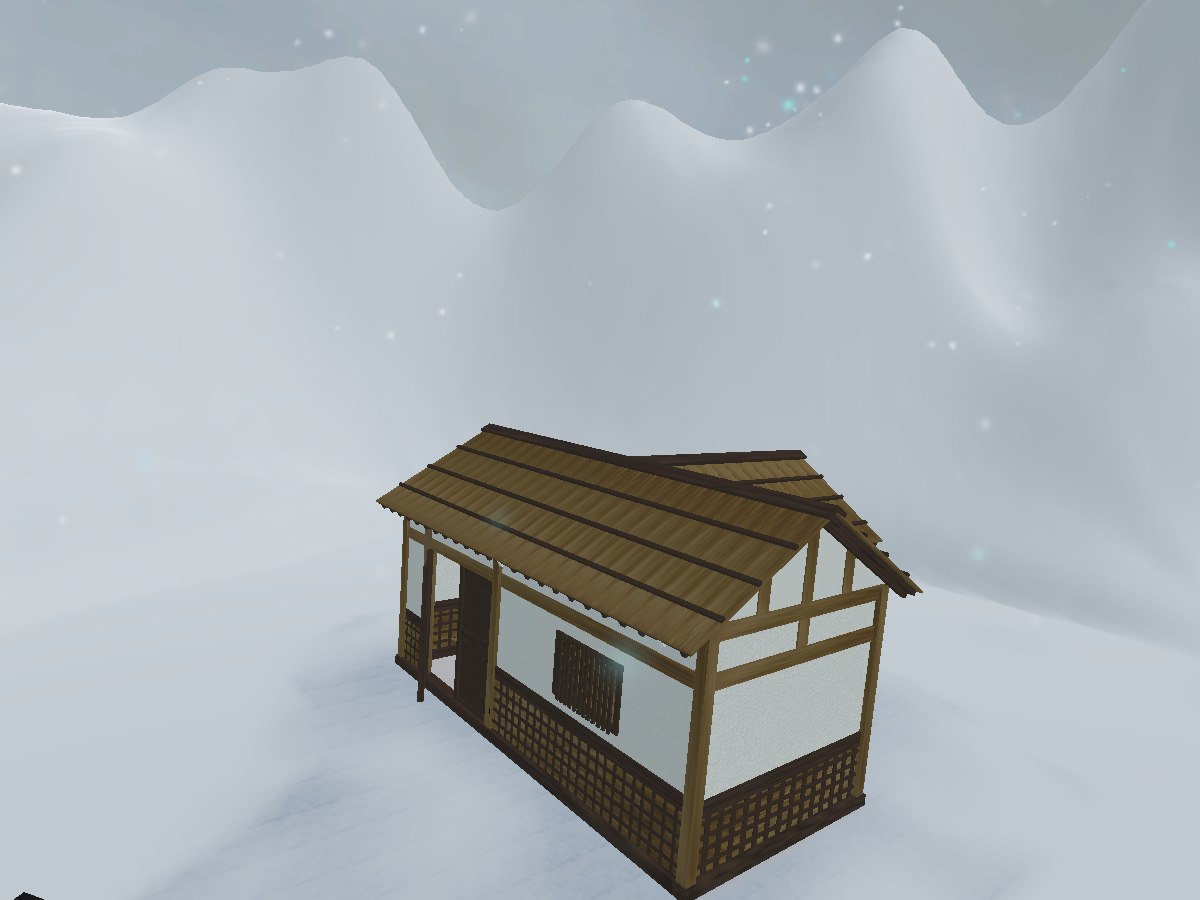 snow lonely house（ 외로운 설산 집）