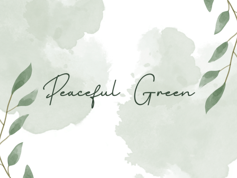 Peaceful green