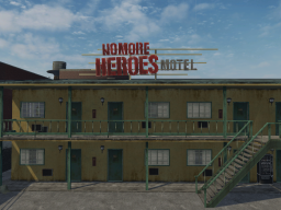 No More Heroes Motel‚ Travis's Room‚ and Santa Destroy