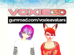 ［VOXIE3D AVATAR WORLD］ ＋ VRCFT Avatars