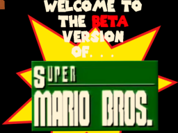 ＂Super Mario Bros＂ 1-1 （Prototype）