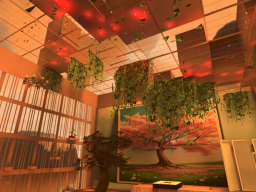 Sakura Tree House （AI Generated）