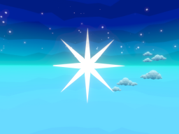 Δ - Beautiful Starlit Aqua Field