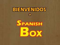 Spanish Box