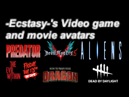 -Ecstacy-'s Video game Avatarsǃ （Update˸ 3⁄6⁄24）