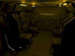 Helldivers 2 Extract shuttle interior