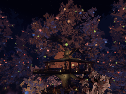 まろの森（夜桜）MARONOMORI -YOZAKURA-