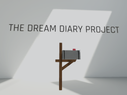 The Dream Diary Project Hub ＃1