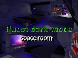 Quest dark-mode space room