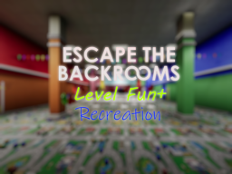 （PATCH） Escape The Backrooms Level Fun＋ Recreation