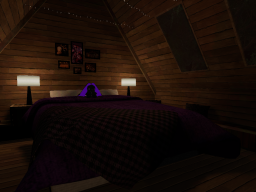 Rice's cabin attic