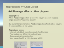 Repro˸ AddDamage affects other players