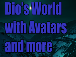 Dio's JoJo avatars and stuff