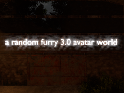 a random furry 3․0 avatar world V2