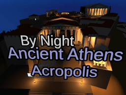Ancient Athens Acropolis by Night
