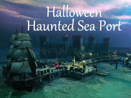 Scary Zombie Halloween Haunted Sea Port