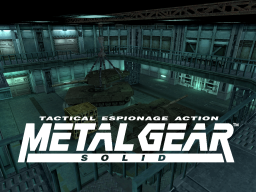 Metal Gear Solid 1 Tank Hangar