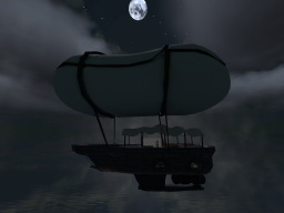 Nighttime Airship
