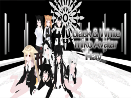 black ＆ White miko avatar world