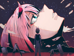 Chilling darling in the franxx world